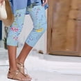 thumbnail image 1 of Pantalons Décontractés à Imprimé Floral Numérique Extensible Raccourcis Ajustés Leggings Serrés Pantalons d'Été Pantalons de Randonnée Décontractés pour Femmes avec Poches Grande Taille Pantalons d'Affaires Décontractés pour Femmes 2x, 1 of 4