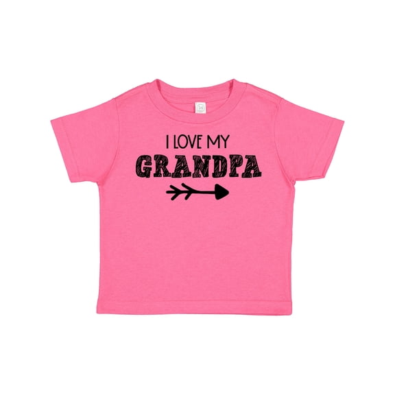 Inktastic I Love My Grandpa with Arrow Boys or Girls Toddler T-Shirt
