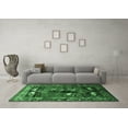 thumbnail image 3 of Ahgly Company Indoor Rectangle Animal Emerald Green Traditional Area Rugs, 2' x 5', 3 of 4