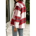 thumbnail image 3 of YATELLE Womens Fall Outfits Fashion Clothes Shackets Flannel Plaid Button Down Long Sleeve Shirts Jackets 2024, 3 of 6