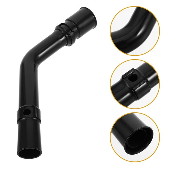 Pretyzoom Vacuum Cleaner Accessories Curved Ergonomic Handle Extension Tube Black