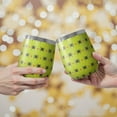 thumbnail image 2 of Halloween Pattern 12oz Stainless Steel Insulated Wine Tumbler with Lid and Straw – Double Wall Vacuum Mug for Hot & Cold Drinks, 304 Steel Interior, Sweat-Free Design. Trick or Treat !, 2 of 5