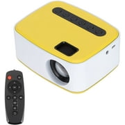Mini Projector, Portable LED Home Projector Built in Speakers High Definition Aspect Ratio Video Projector Children's Gifts for Home Party, (US)