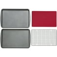 Wilton Nonstick Cookie Sheet, Cooling Grid and Silicone Baking Mat