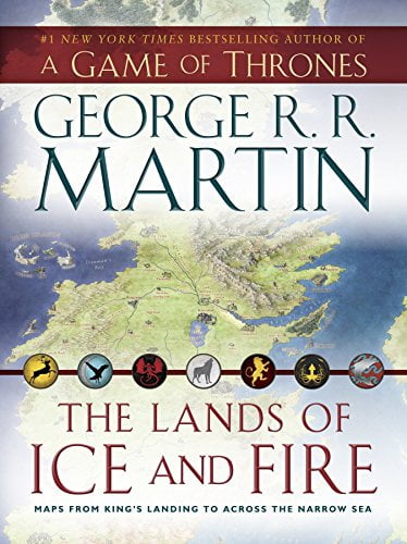 Pre-Owned The Lands of Ice and Fire: Maps from King's Landing to Across the Narrow Sea: George R.R. Martin (A Game of Thrones) Paperback