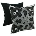 thumbnail image 4 of Blazing Needles Floral Throw Pillows in Ivory with Gold Beads (Set of 2), 4 of 4