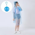 thumbnail image 3 of LEEYNEER Ponchos de Pluie Jetables, Imperméables, Faciles à Transporter, Compacts, Anti-Humidité, pour Randonnée, 3 of 8
