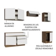 thumbnail image 4 of Cocina Integral 260cm Marrón/Blanco Glamy Madesa 04, 4 of 5