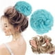 thumbnail image 2 of Extensiones de pelo rizado y desordenado, donuts para el pelo, moños, postizos, extensiones de cola de caballo sintéticas, scrunchies para, 2 of 3
