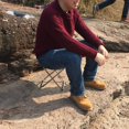 thumbnail image 4 of Chaise de Camping Extérieure Tabouret Pliant, Tabouret, Alliage d'Aluminium Portable, 4 of 8