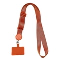 thumbnail image 2 of Seitruly Cordones universales para teléfono, parche cruzado para viajar, senderismo, portátil, desmontable, para colgar en el cuello, correa Teléfono y Comunicación Naranja, 2 of 6