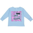 thumbnail image 3 of Inktastic 100 Days of School Stars in Pink Boys or Girls Long Sleeve Toddler T-Shirt, 3 of 5