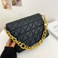 thumbnail image 2 of Bolso de hombro para mujer, versátil, con cadena debajo del brazo, de cuero suave, acolchado, para fiestas, para mujeres que viajan diariamente, de alta calidad, Y2k Crossbody, 2 of 5