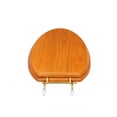 thumbnail image 4 of Renovator's Supply Light Oak Brass Hinge Elongated Toilet Seat in Wood, 4 of 7