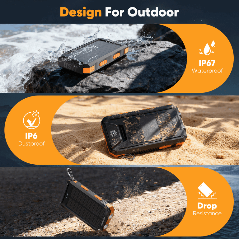 OWNTECH 20000mAh Solar Portable Charger photo 5