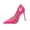 Hot Pink, variant on Black Womens Versatile Solid Color High Heels Pointed Toe Closed Toe Fashionable Comfortable