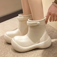thumbnail image 2 of MuXiKeJi Clothes Girls Outdoor Rain Boots For Teenagers Comfortable Lightweight Ankle Casual Shoes All Seasons Wear, 2 of 4