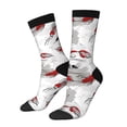 thumbnail image 1 of Balery Koi Fish Calcetas Largas con Estampado para Hombre y Mujer – Suaves y Transpirables, Talla Única (US 5-11), 1 of 6