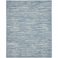 thumbnail image 2 of Nourison Care Free 7'10" x 9'10" Blue Modern Indoor Rug, 2 of 9
