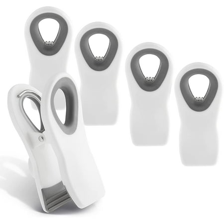 

5 Pc Chip Bag Clips- Kitchen Clips Magnetic Chip Clips for Bags Food Bag Clips with Airtight Seal