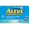 Aleve Liquid Gels with Naproxen Sodium Pain Reliever/Fever Reducer, 220 mg, 40 Ct
