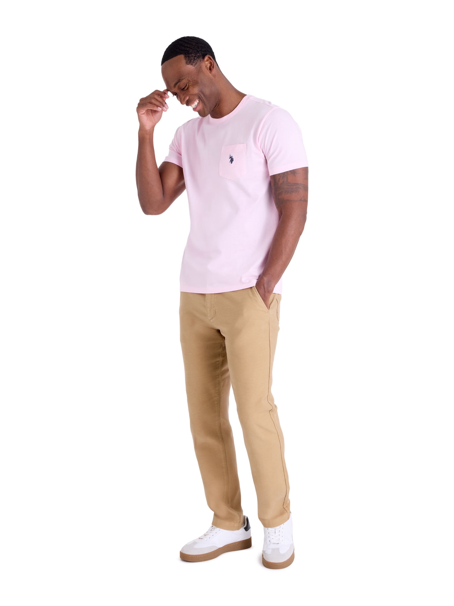 U.S. Polo Assn. Men's Short Sleeve Crew Neck Pocket T-Shirt