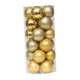 thumbnail image 1 of 24 bolas navideñas decorativas colgantes para regalo o fiesta Oro 8 cm, 1 of 9
