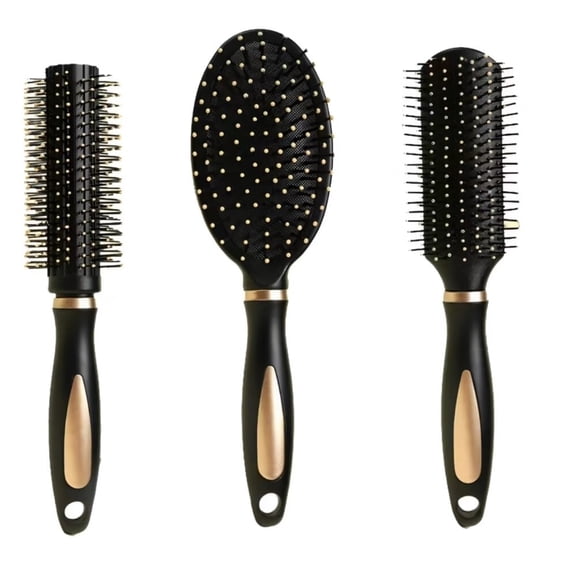 Hair Brush Curly Hair Brush for Combing and Shaping Men's and Women's Curls,Curl Defining Brush,Brush Curl hair Brush,Round Brush for Blow Drying (3 types)