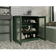 thumbnail image 2 of 100% Solid Wood 32" Bathroom Cabinet with Frosted Glass Doors and Adjustable Shelves, 2 of 5