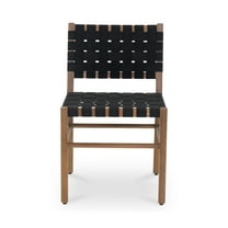 Moe's Home Collection Mira Outdoor Dining Chair Black Wood Dining Chairs