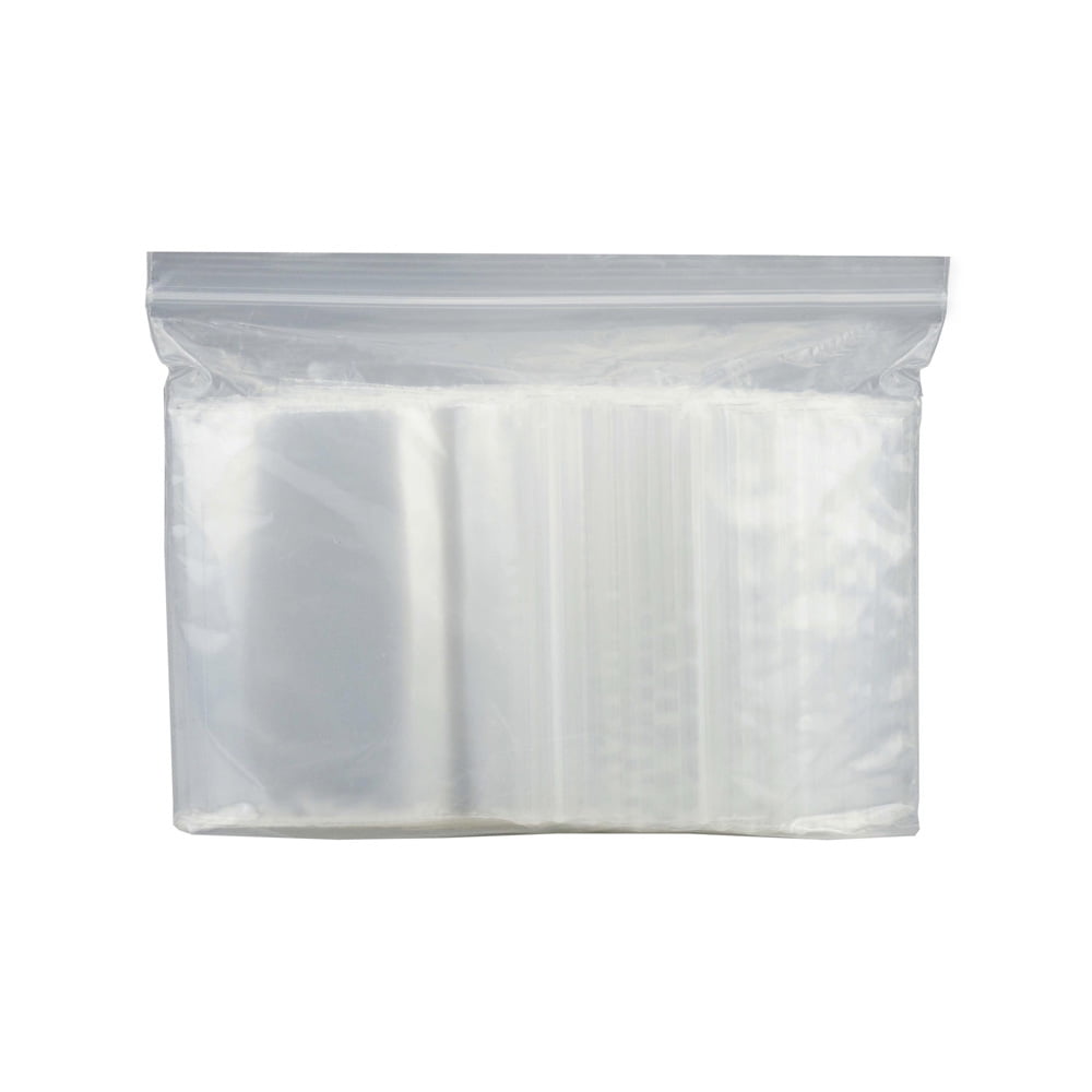 AMZ Supply Slider Zip Lock Bags 16x16 Clear Poly 3 Mil Polyethylene Bags  Pack of 100