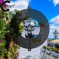 thumbnail image 4 of C-CRAFT Custom Deer Metal Wind Spinner 12 inches for Deer Lovers Outdoor Garden Decor, 4 of 4