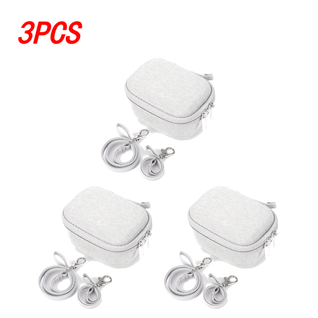 NEW Carrying Case Bag For Bitzee Digital Pet Hard Case Protective Storage Holder for Bitzee Electronic Pet Accessories Light Grey 3PCS For Bitzee Toy