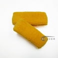 thumbnail image 3 of Couver Unisex 1 inch Thin Cotton Terry Wrist sweatbands (1 Pair) Gold, 3 of 9
