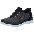 thumbnail image 1 of Sneaker Skechers Summits, espuma viscoelástica sin cordones, manos libres, para mujer, 1 of 8