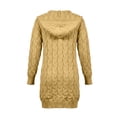 thumbnail image 7 of Otvok Open Front Maxi Knit Sweater Coat, Women Oversized Long Sleeve Hooded Cable Knit Casual Long Cardigan Outerwear, 7 of 7