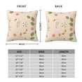 thumbnail image 4 of YFYANG Square Decorative Throw Pillow Case, Spring Flowers Pattern Bedroom Sofa Car Cushion Cover, 18"x18" (Pillowcase without pillow), 4 of 9
