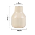 thumbnail image 2 of Florero de cerámica – Florero para estante de mesa moderno, decoración del hogar, apto para chimenea, dormitorio, cocina, sala de estar, centros de mesa, escritorio de oficina, 2 of 5