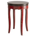 thumbnail image 1 of Bowery Hill Vintage styled Wood Round End Table in Red Finish, 1 of 5