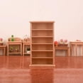 thumbnail image 6 of 1:12 Wooden Display Shelf Life Scene Accessories Toys,Kitchen Bedroom Home Furniture,Simulation Dollhouse Bookcase Decoration, 6 of 8