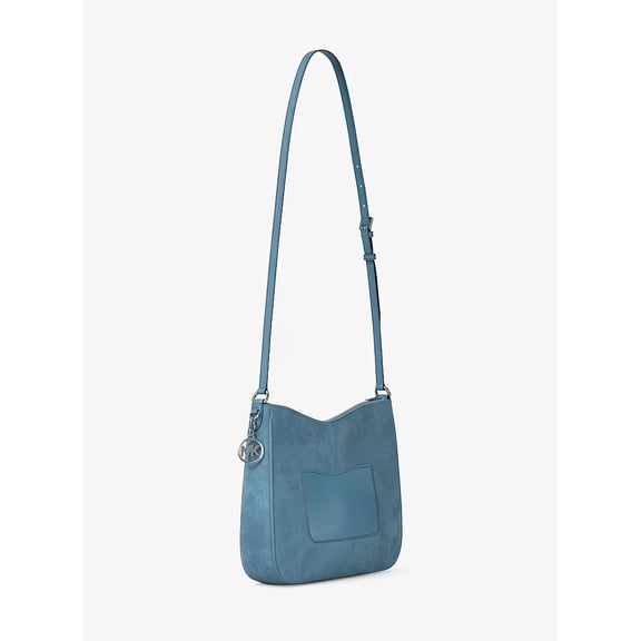 Michael Kors Nayla Medium Suede Messenger Bag - Denim