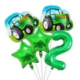 thumbnail image 4 of 5pcs farm theme birthday party balloons, 32inch green number 8 balloon ,tractor aluminum foil balloon for Party decoration, 4 of 10