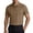 Brown, variant on TKKCS Mens Jacquard Knit Polo Shirt- Business Casual Short Sleeve Regular Fit Moisture-Wicking Breathable Collared Shirts Army Green Size 3XL
