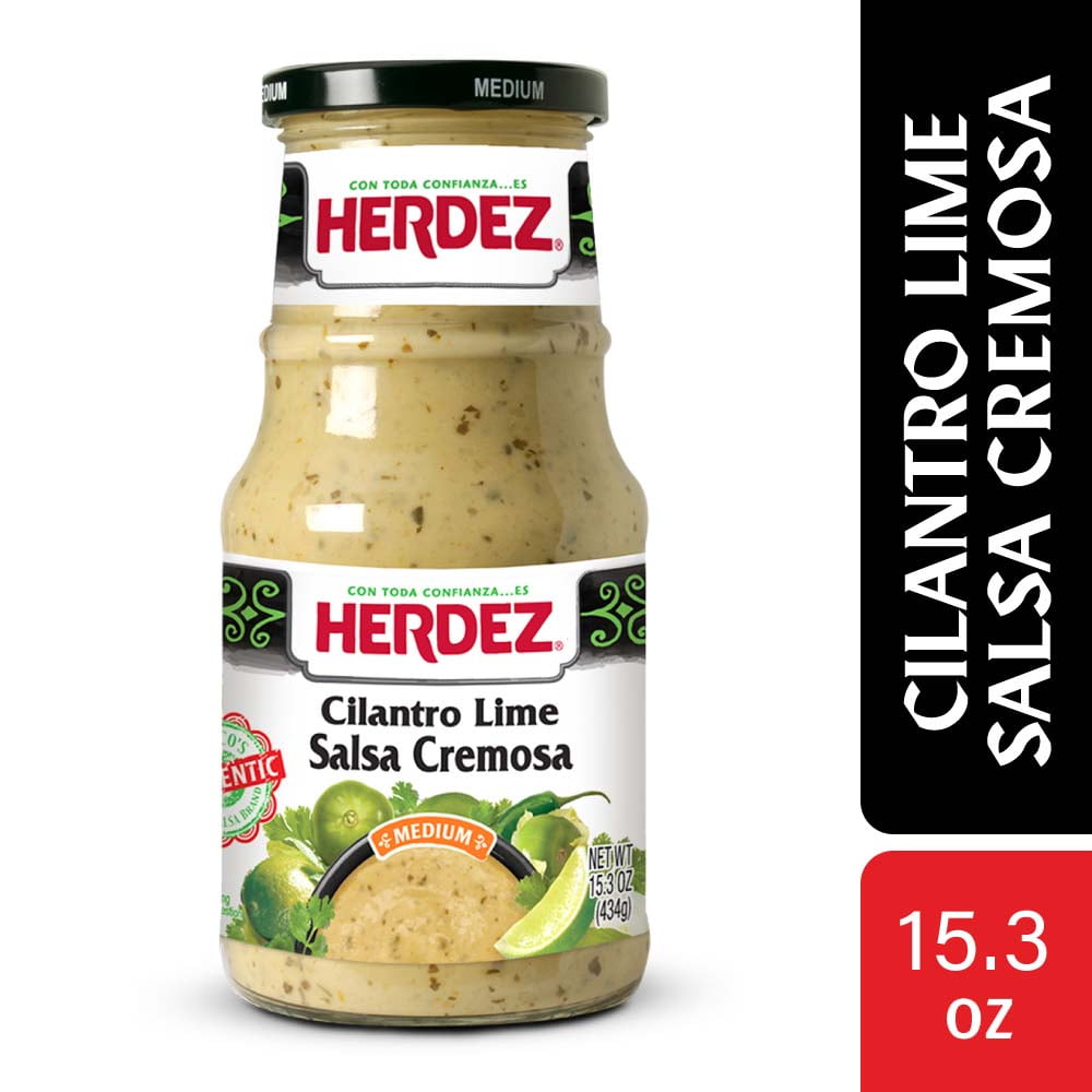 HERDEZ Cilantro Lime Salsa Cremosa, 15.3 oz
