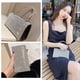 thumbnail image 4 of Bolso De Mano De Mujer Con Pedrería - Brillo Bolso De Noche Bandolera Elegante Cadena Para Fiesta, Boda Negro JFHHH pequeña, 4 of 5
