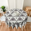 TEQUAN 60" Round Tablecloth, Occult Masonic All Seeing Eyes Pattern Washable Polyester Table Cloth, Waterproof Wrinkle Resistant Decorative Table Cover
