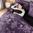 thumbnail image 5 of Manfei Baroque Gothic Theme Twin Bedding Sets 7-Piece,Damask Print Bedding Comforter Set 7-Piece,Jungle Animal Snake Sheet Sets For Adults,Ultra Soft Bedroom Decoration Reversible, 5 of 8