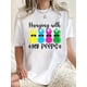 thumbnail image 1 of Camiseta De Manga Corta Para Mujer, Camisetas De Verano Para Pescar, Acampar, Uso DiarioWomen's Fun & Casual Rabbit Print T-Shirt - Crew Neck, Short Sleeve, Stretchy Polyester Blend, Machine Washabl, 1 of 6