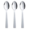 thumbnail image 3 of Mainstays Chiazza Mirror Polish Tableware Spoons with Stainless Steel Handle Teaspoons, Adult Silver 3 Piece Set, 3 of 11