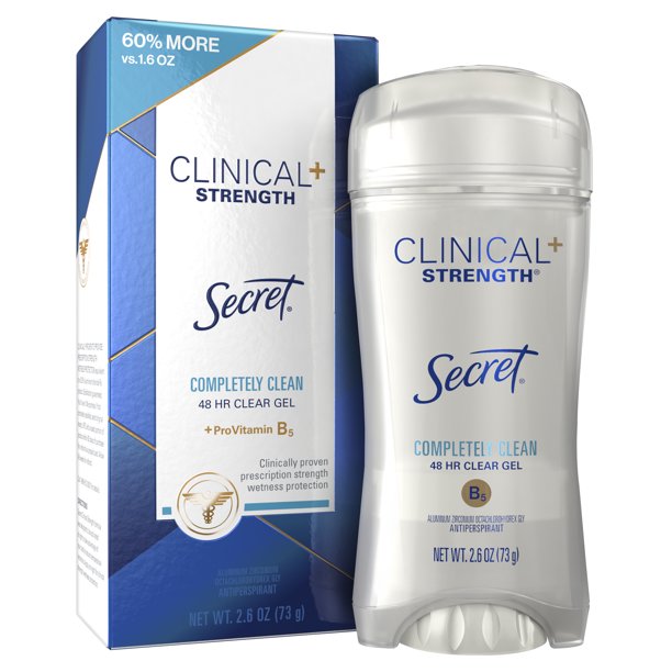 Secret Clinical Strength Clear Gel Antiperspirant and Deodorant